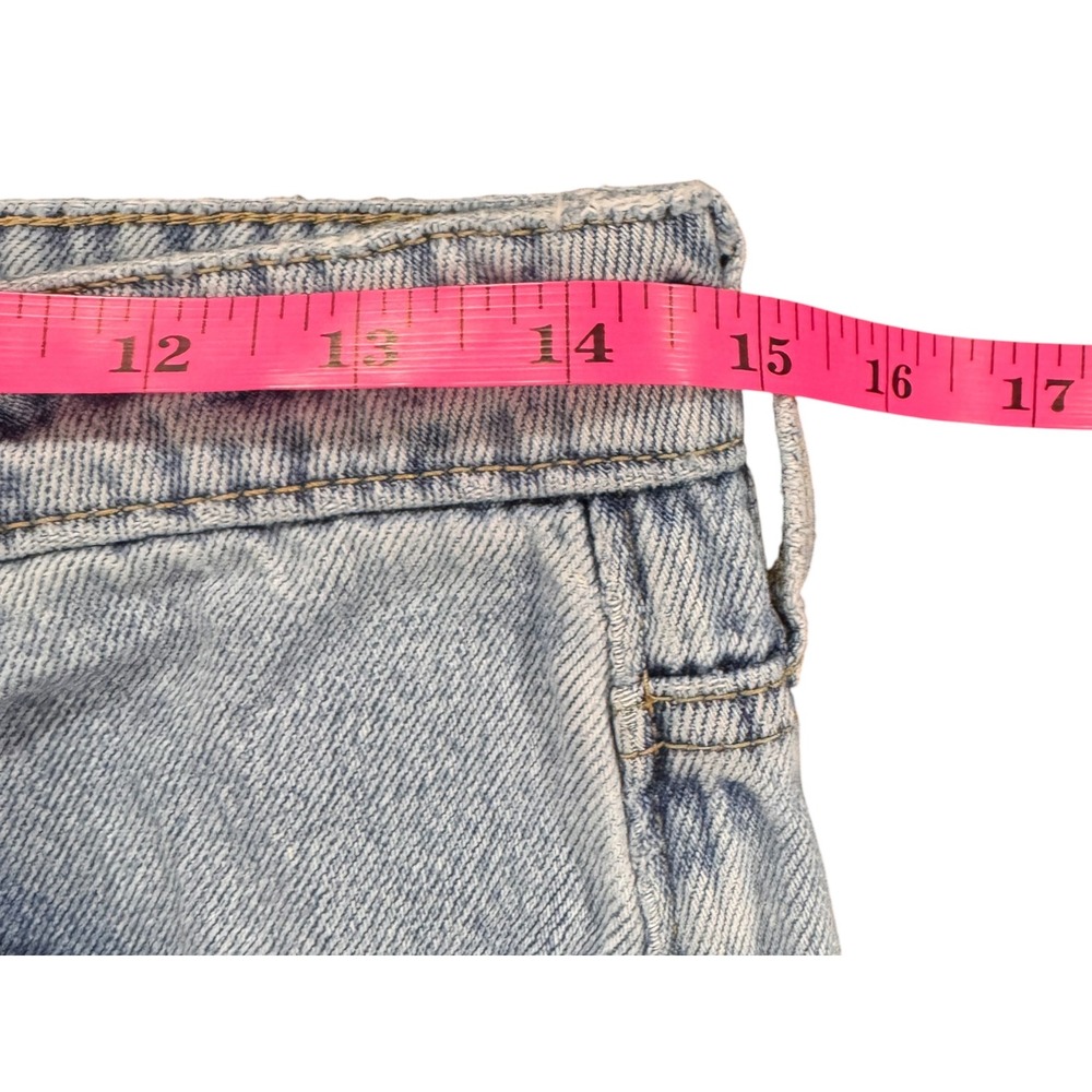 Dear John Women's Light Wash Wide Leg Cropped Cuffed Denim Jeans Size 28 - Picture 11 of 14